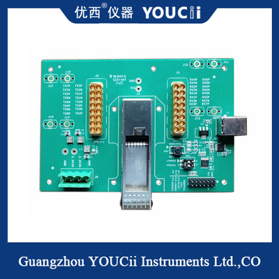 400G PAM4 Aktive Modul Leistungsbewertung Test Board In QSFPDD Paket